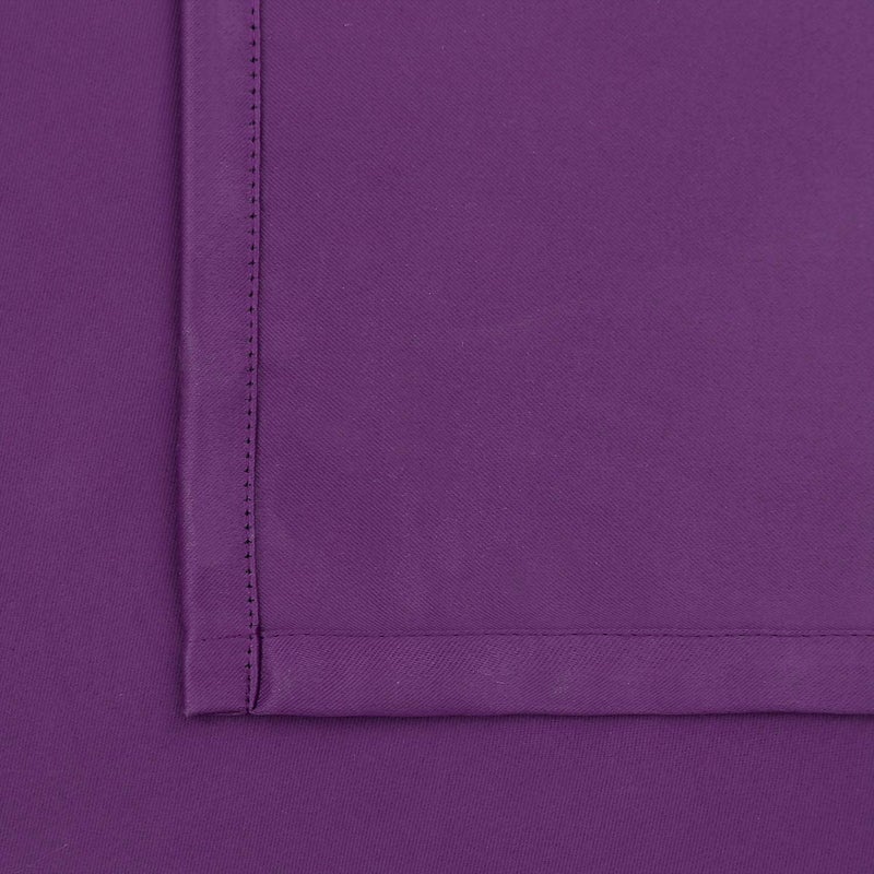 BGment Rod Pocket and Back Tab Blackout Curtains for Bedroom - Thermal Insulated Room Darkening Curtains for Living Room, 2 Window Curtain Panels (42 x 63 Inch, Purple) - Image 5